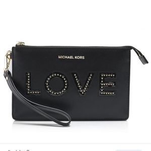 NWOT Michael Kors Love Wristlet